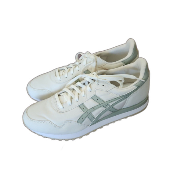 Asics Men\'s Tiger Runner II, Cream/Olive Grey, Size 10.5, NWT W/O BOX, 1203A293 main image 6